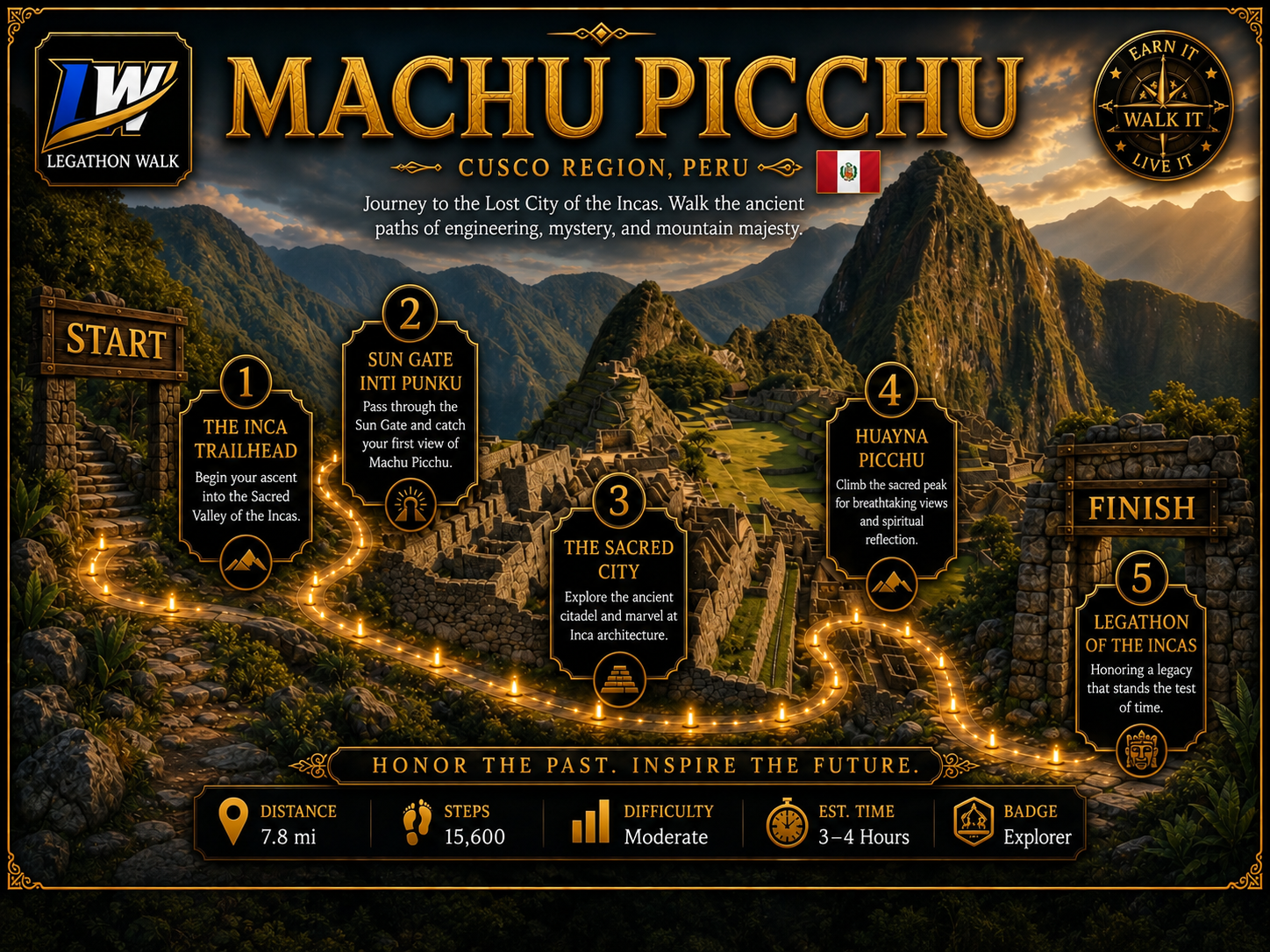 Machu Picchu Legathon Walk Journey