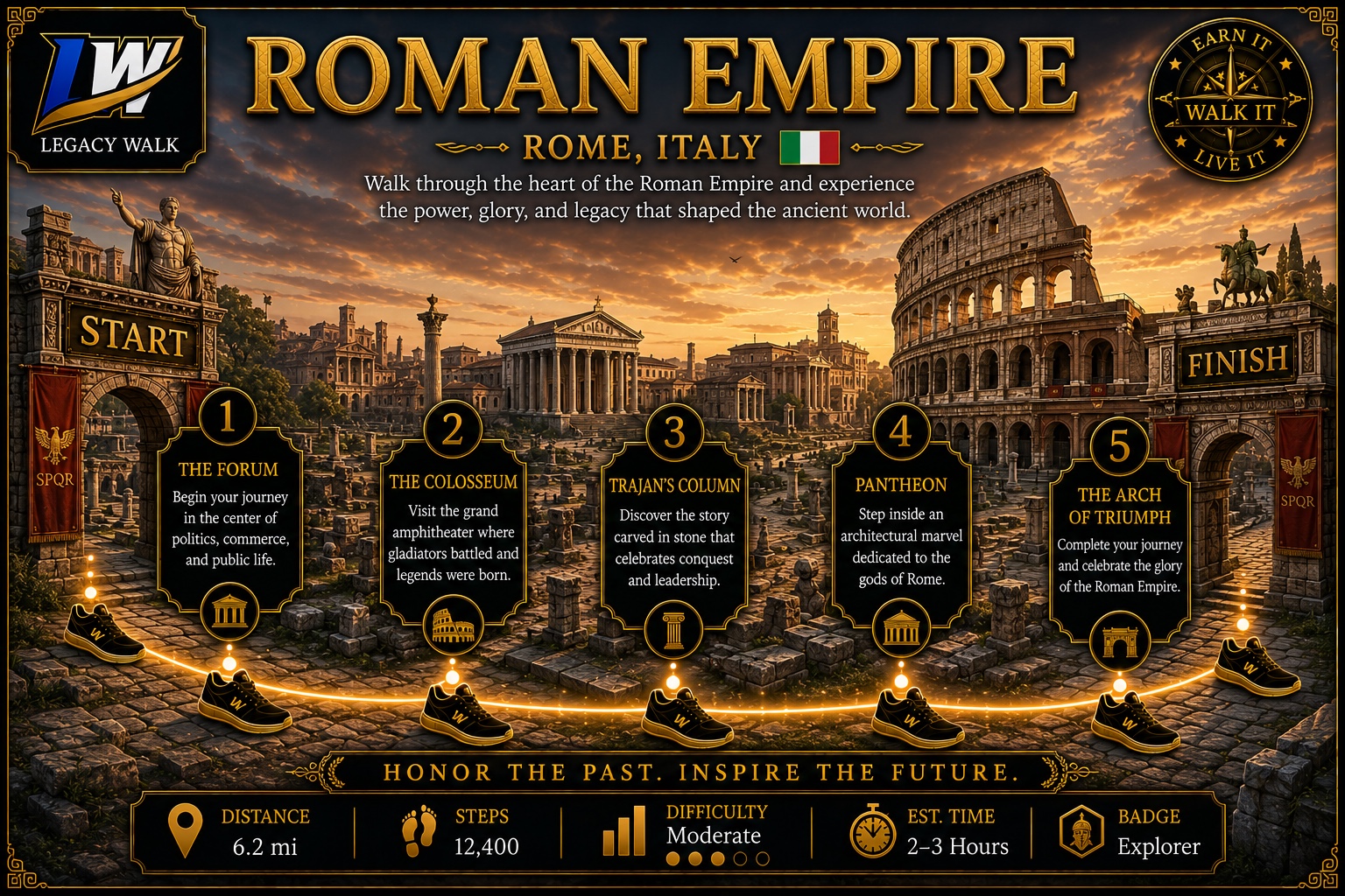 Roman Empire journey